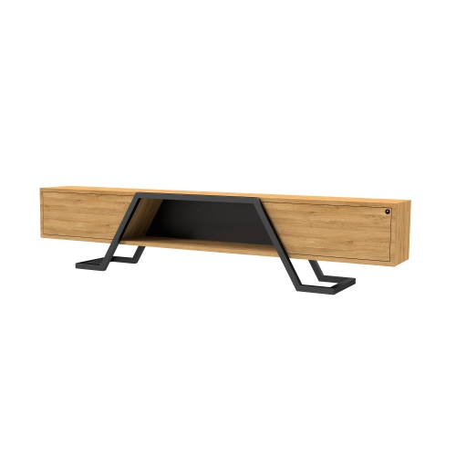 Szafka RTV-76 Drewno Lite Dąb Loft Lakier Rozmiary od 100 cm do 200 cm PREMIUM